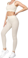 Women's Tracksuit Sports Sets Sports Top and High Waist Trousers 2 Pieces Clothing Sets Yoga Outfit Jogging Suit Set Leisure Suit
