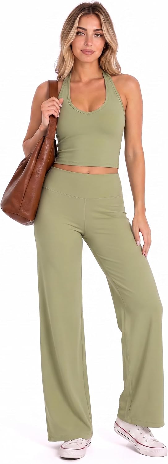 Womens Workout Sets Two Piece Matching Gym Yoga Pilates Outfits