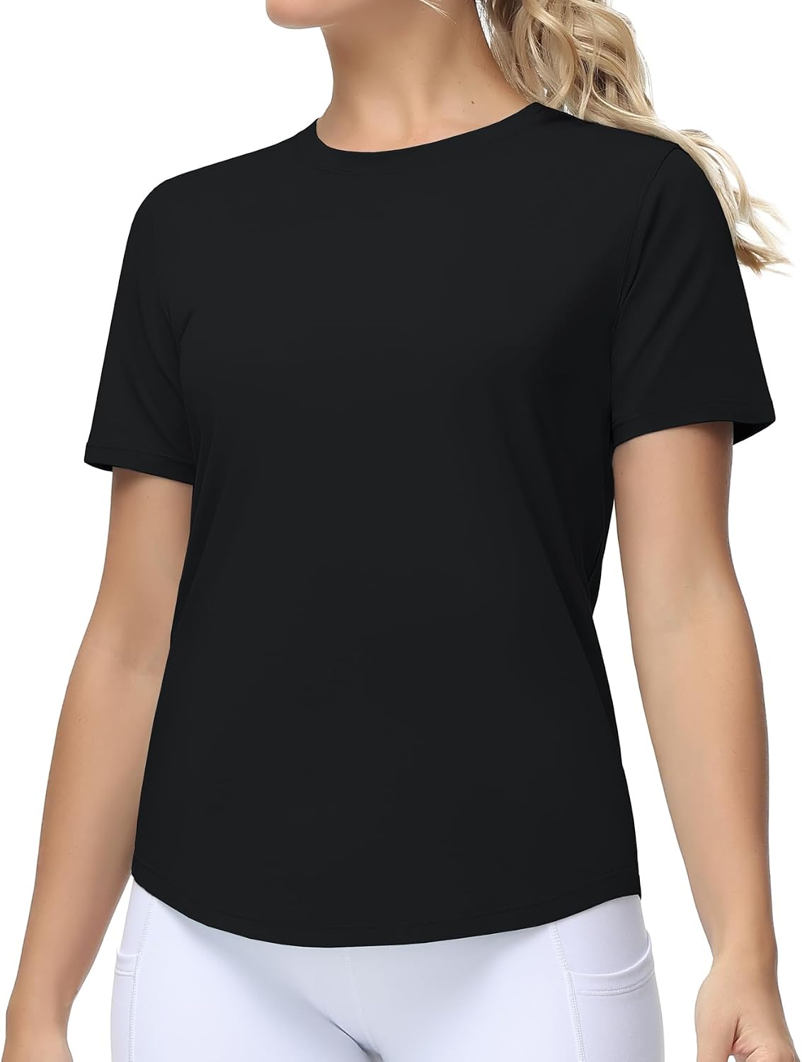 Women's Workout T-Shirts Breathable Soft Athletic Tee Tops