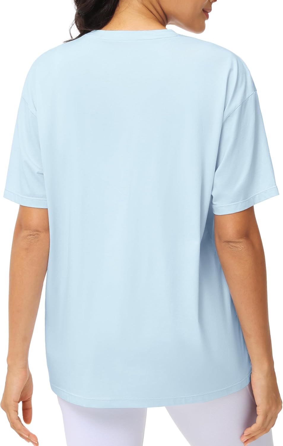 Women's Workout Tops Oversized T-Shirts Crewneck Basic Tee