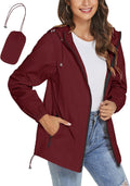 Women Rain Jackets Waterproof Windbreaker Jackets lightweight Portable Rain Coat